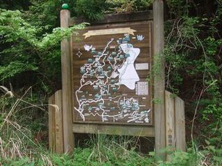 「林道原の平線」の案内図、「掛川のやまっぷ」の画像