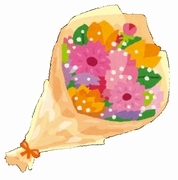 花束のイラスト