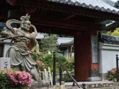 法泉寺の門と仁王像