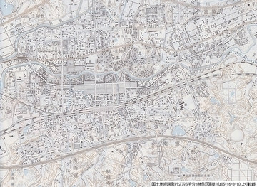 平成９年(1997年)発行掛川地区の地図。平成５年12月21日開業した東名掛川インターチェンジも載っている