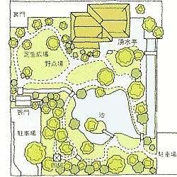 庭園の俯瞰図