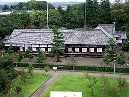 掛川城御殿全体を上から見た画像