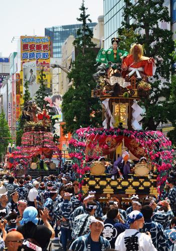 Amazon.co.jp: 神田明神 遷座400年 平成27年 記念扇子 タオル