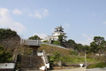下から見あげる掛川城