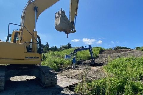 道路啓開の訓練