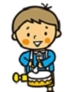 小太鼓をたたいている男の子の画像