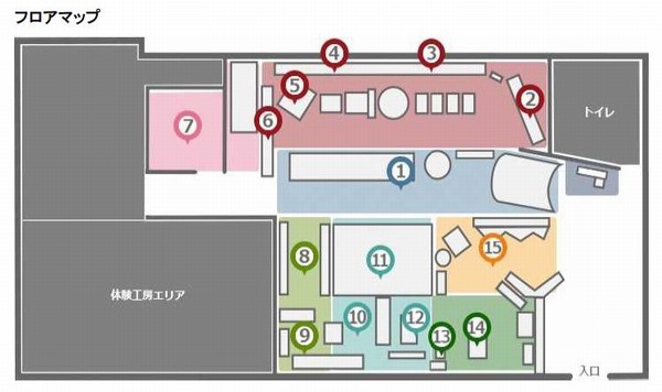 エコみらい館フロアマップ