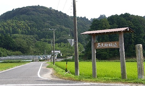 高天神城跡、田んぼ。