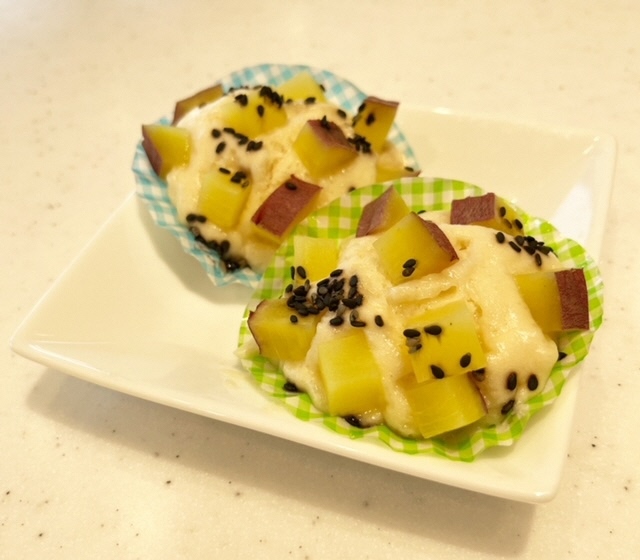 さつまいもの米粉蒸しパン.jfif