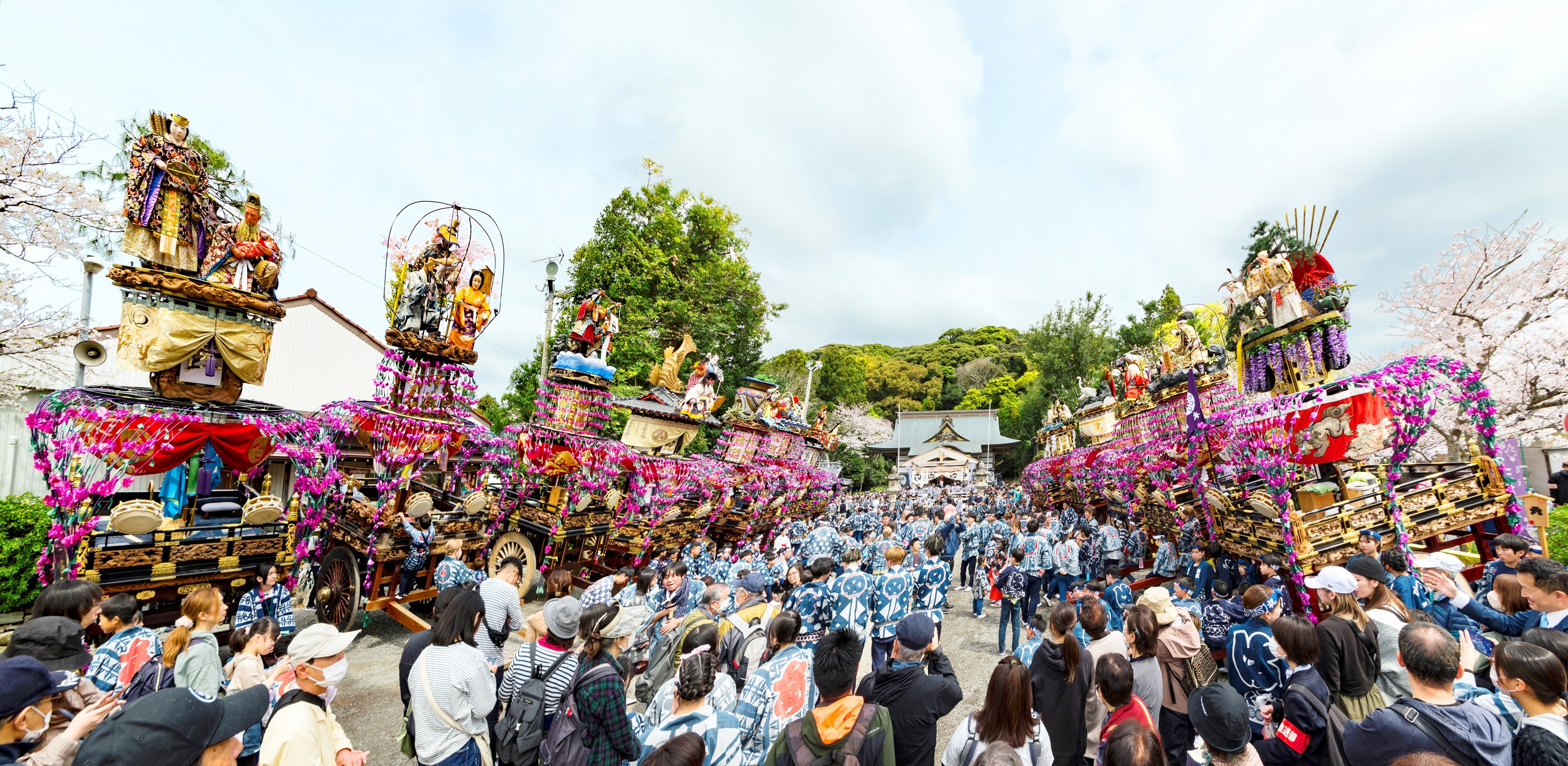 三熊野神社大祭の写真
