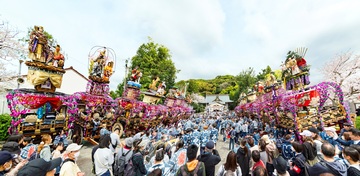 三熊野神社大祭の写真