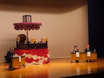 前回のお祭り文化講演会の様子