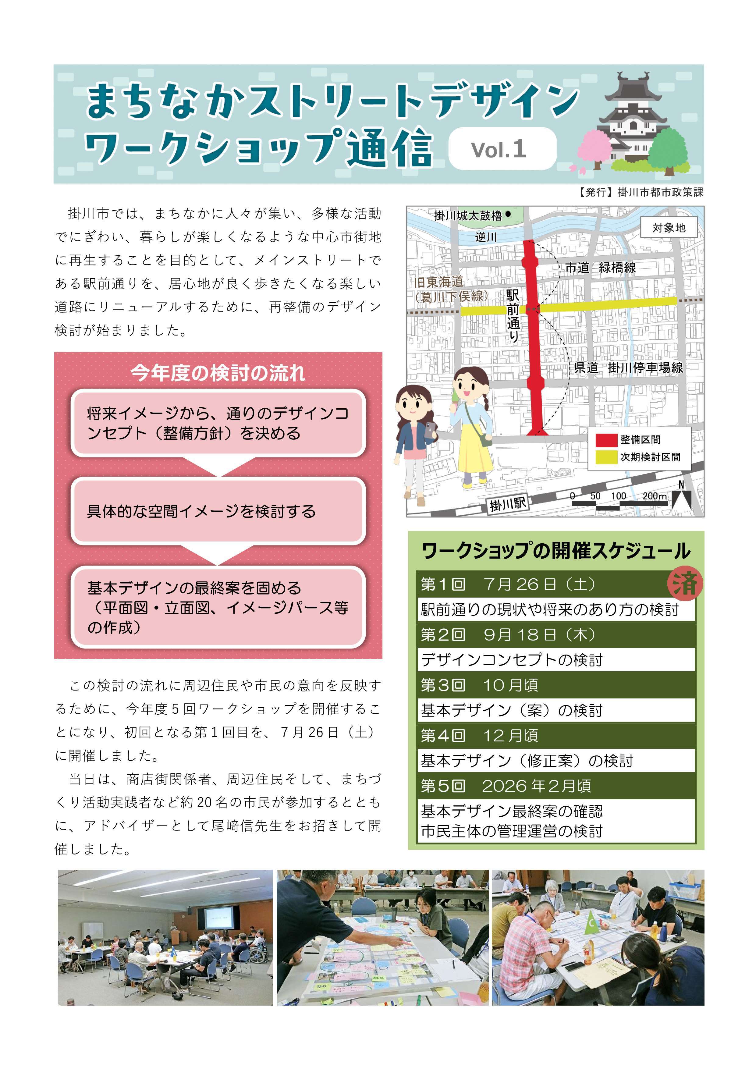 ニューズレターNo.1（表面）