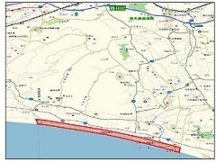 内陸フロンティア推進区域の地図