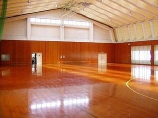 掛川海洋センター体育館の内部の様子