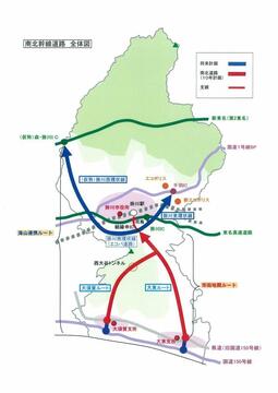 南北幹線道路 全体図