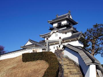 掛川城天守閣と石段