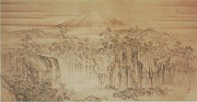 村松以弘筆「白糸瀑図」の画像