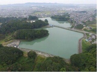 大池調整池の全体の様子